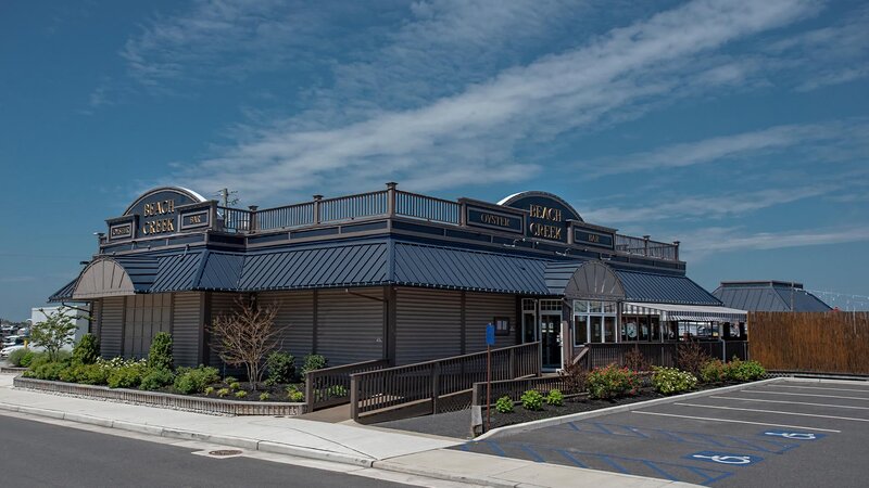 Outside entrance of restaurant